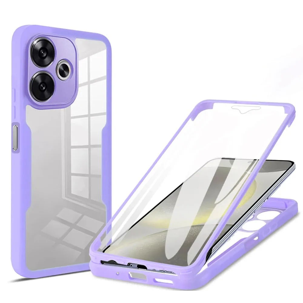 Custodia per Xiaomi Poco F6, Techsuit, ColorVerse 360, Viola - immagine 1