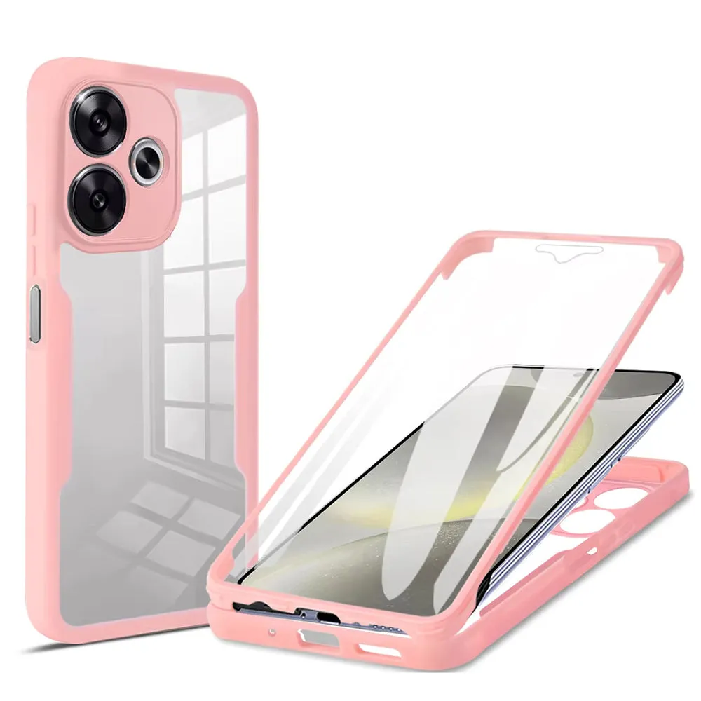 Custodia per Xiaomi Poco F6, Techsuit, ColorVerse 360, Rosa - immagine 1