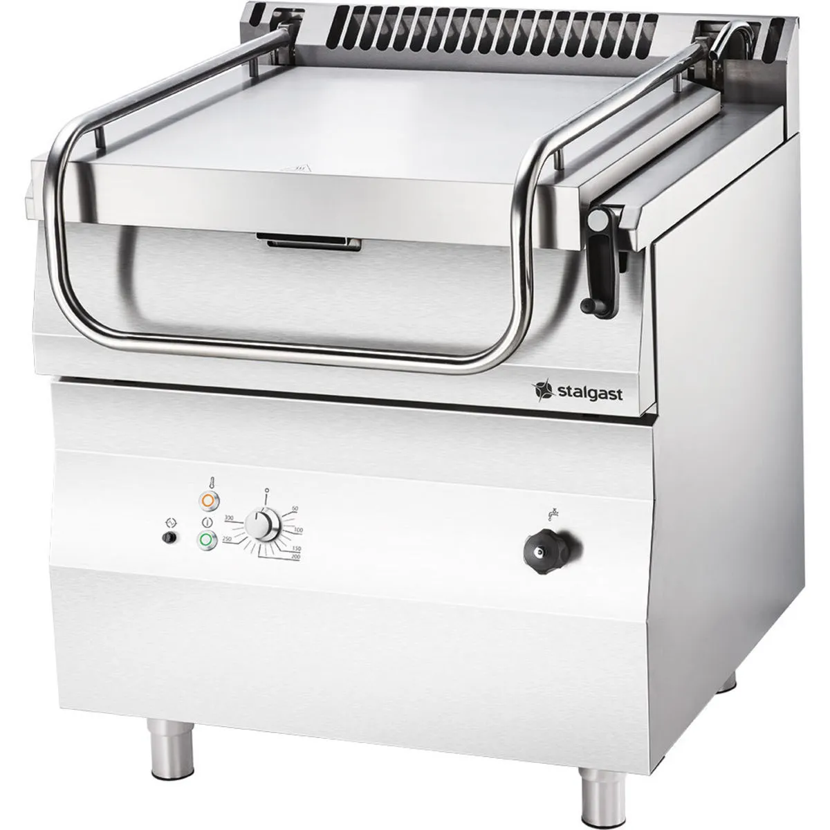 Stalgast Brasiera elettrica basculante in acciaio inox della serie 700 ND; 80x85 cm (LxH); argento - immagine 1