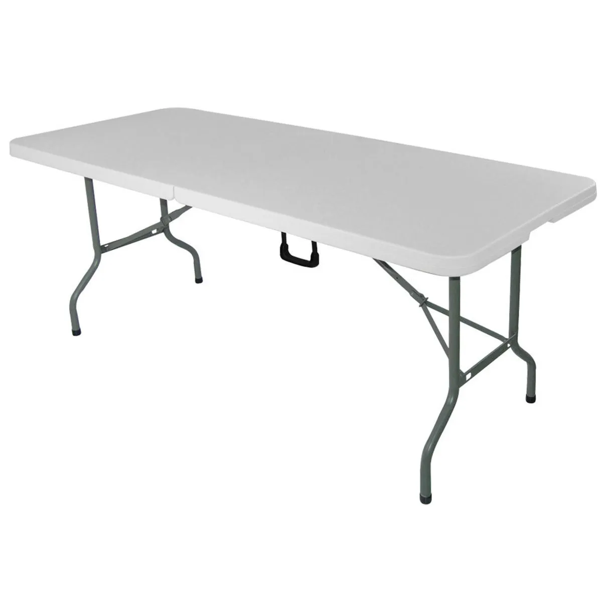 Stalgast Tavolo da buffet pieghevole ; 183x76x74 cm (LxLxH); bianco/grigio; rettangolare - immagine 1