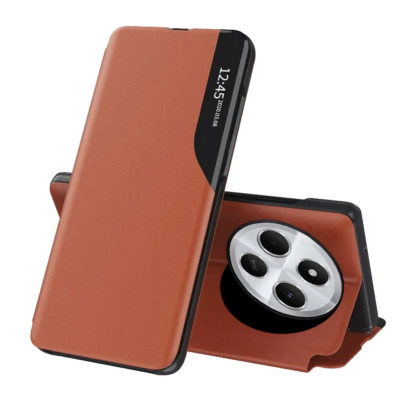 Custodia per Xiaomi Poco C75 / Redmi 14C, Techsuit, eFold, Arancione - immagine 1