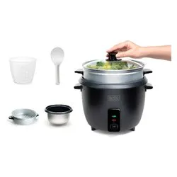 Cuoci riso 700W (1,8Lt) BXRC1800E Black e Silver - immagine 1