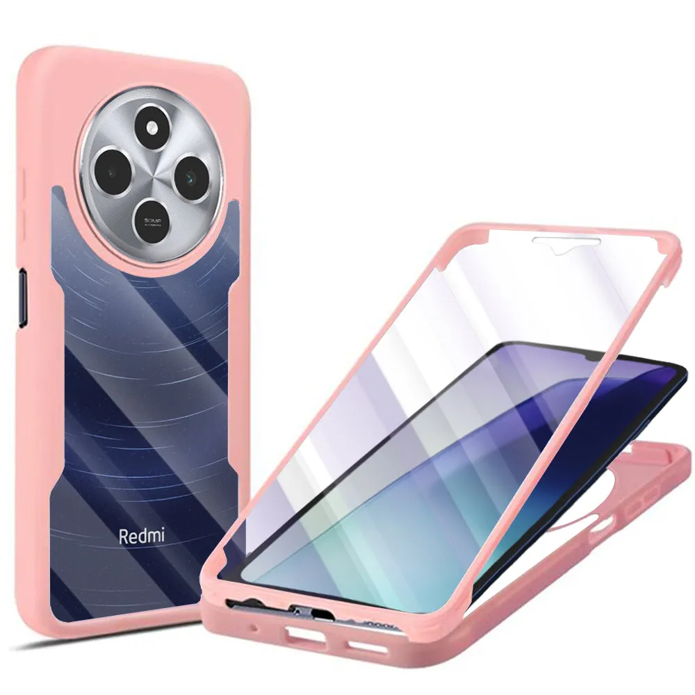 Custodia per Xiaomi Poco C75 / Redmi 14C, Techsuit, ColorVerse 360, Rosa - immagine 1