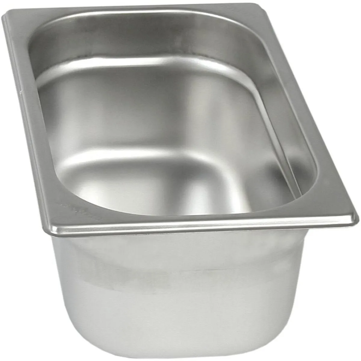 Stalgast Contenitori gastronorm in acciaio inox serie BASIC; GN 1/4, 2.8 l, 26.5x16.2x10 cm (LxLxP); argento - immagine 1