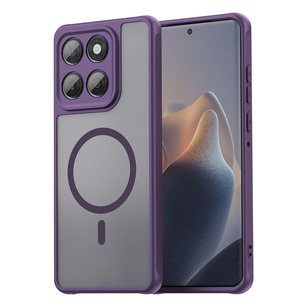 Custodia MagSafe per Motorola Edge 60 Fusion / Edge 60, Techsuit, HaloFrost II, Viola - immagine 1