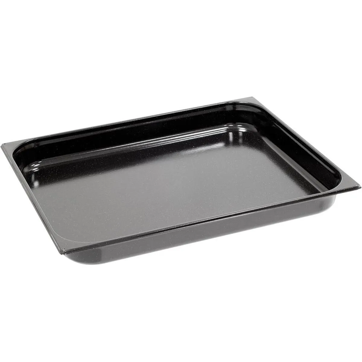 Stalgast Teglia smaltata; GN 2/1, 65x6.5x53 cm (LxHxP); nero - immagine 1