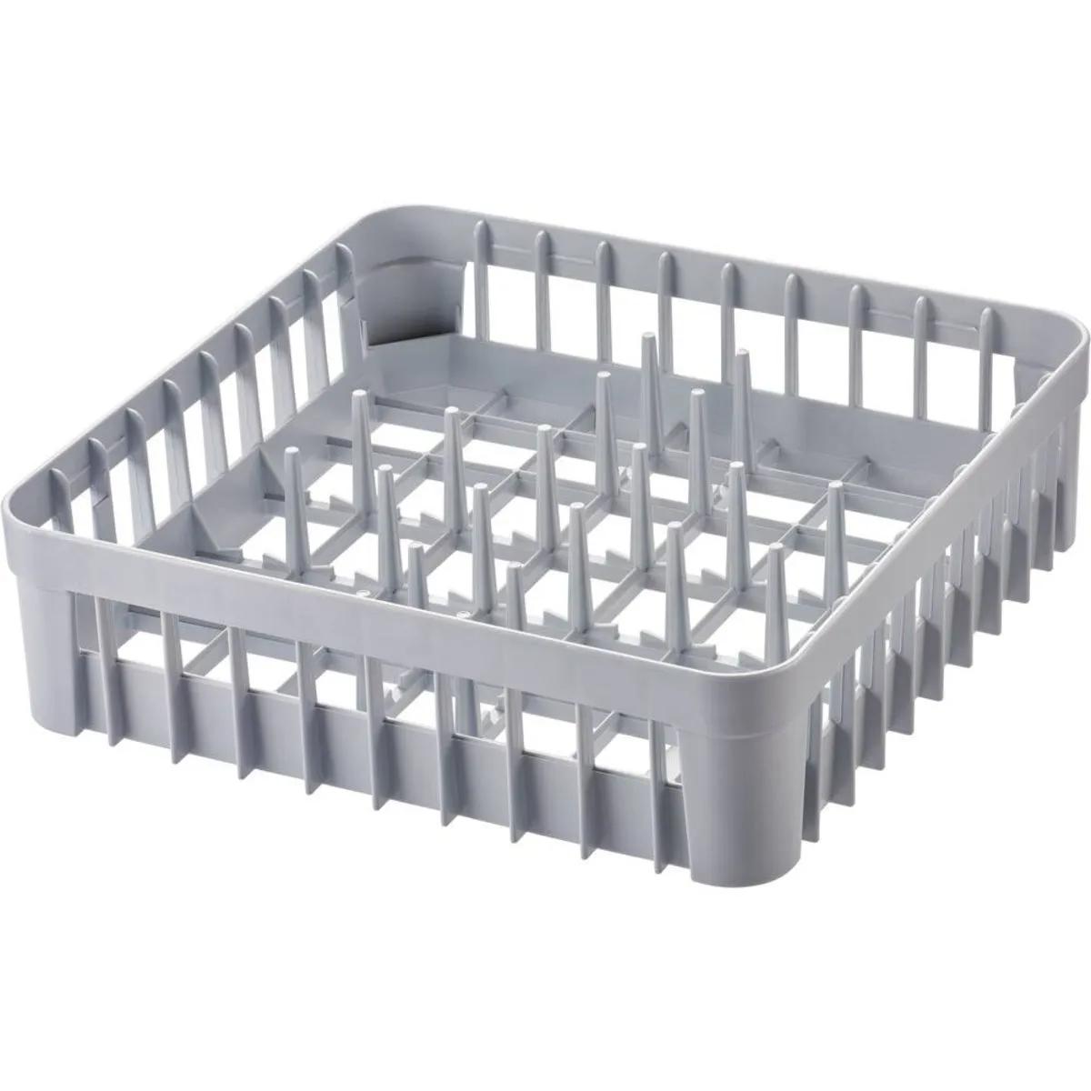 Stalgast Cestello lavastoviglie per piatti; 40x40x11 cm (LxPxH); grigio - immagine 1