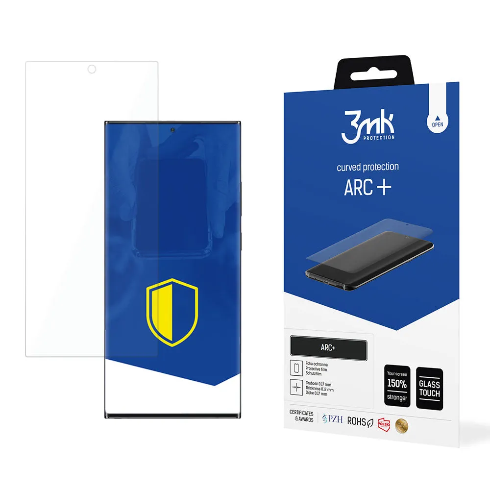 Pellicola protettiva Schermo 3MK ARC+ per Samsung Galaxy S22 Ultra 5G S908, Plastica - immagine 1
