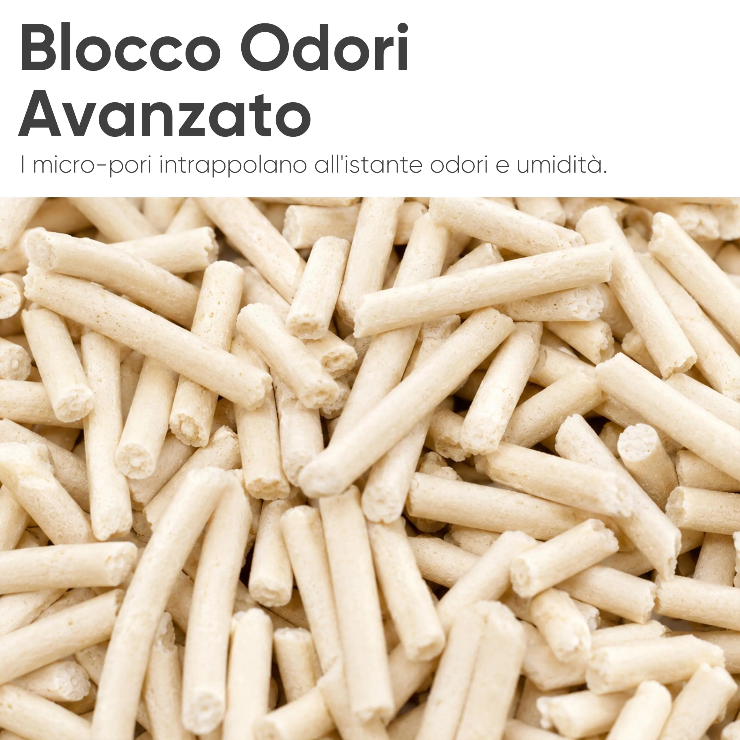 FUKUMARU Lettiera per Gatti al Tofu-12Lb, Senza Profumo, Agglomerante Istantaneo, Anti Odore, Zero Polvere, Pellet Vegetali Naturali e Smaltibili nel WC, Adatta a Gatti Sterilizzati e Sensibili. - immagine 8