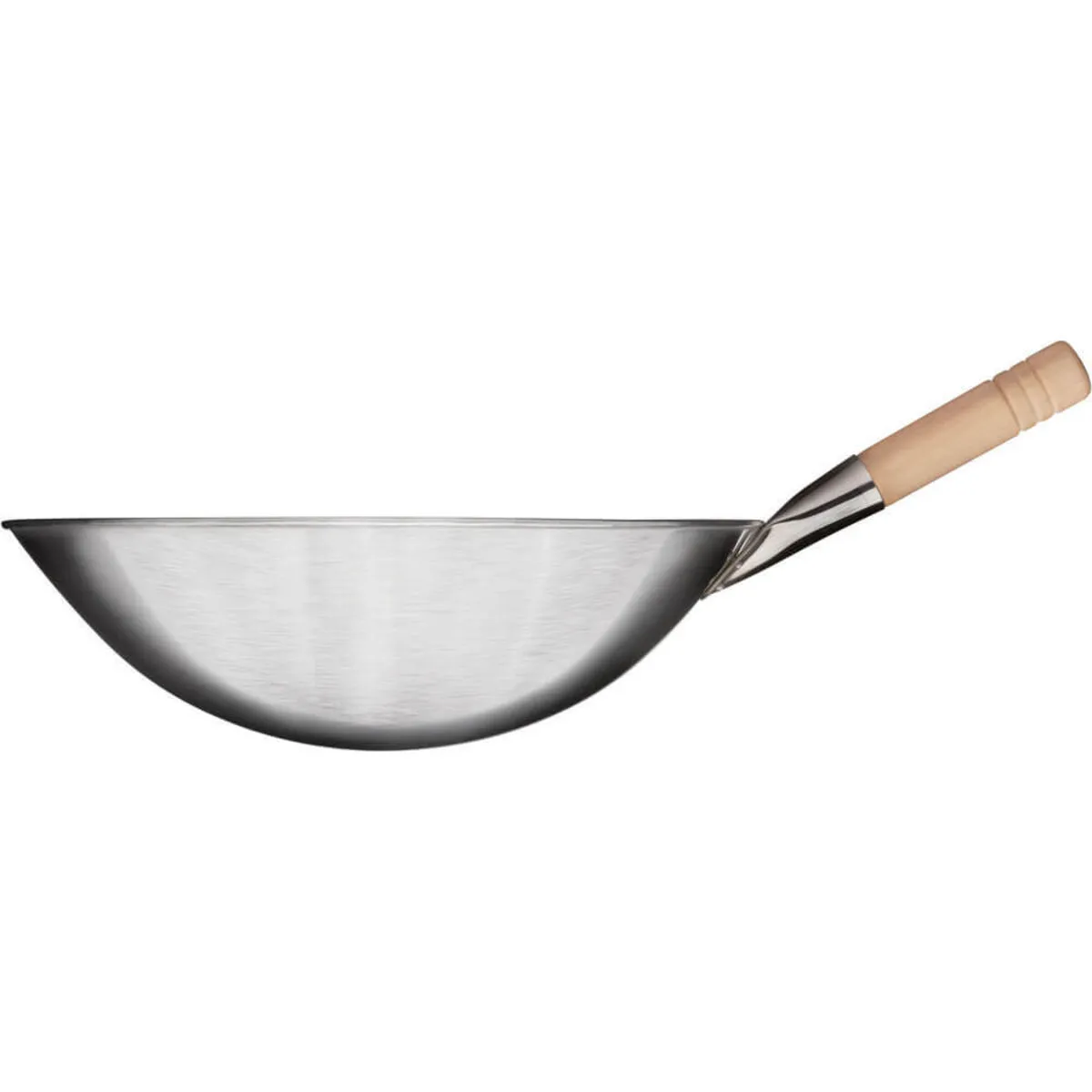 Stalgast Wok in acciaio inox lucido; 40x12 cm (ØxH); argento; rotonda - immagine 1