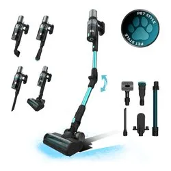 Scopa elettrica batteria CONGA ROCKSTAR 2500 Thunder Pet Flex Blue e Gray A01 EU01 107956 - immagine 1