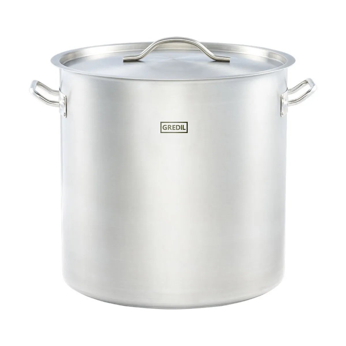 Gredil Zuppiera, forma alta serie ECO, incl. coperchio; 50.3 l, 40x40 cm (ØxH); argento - immagine 1