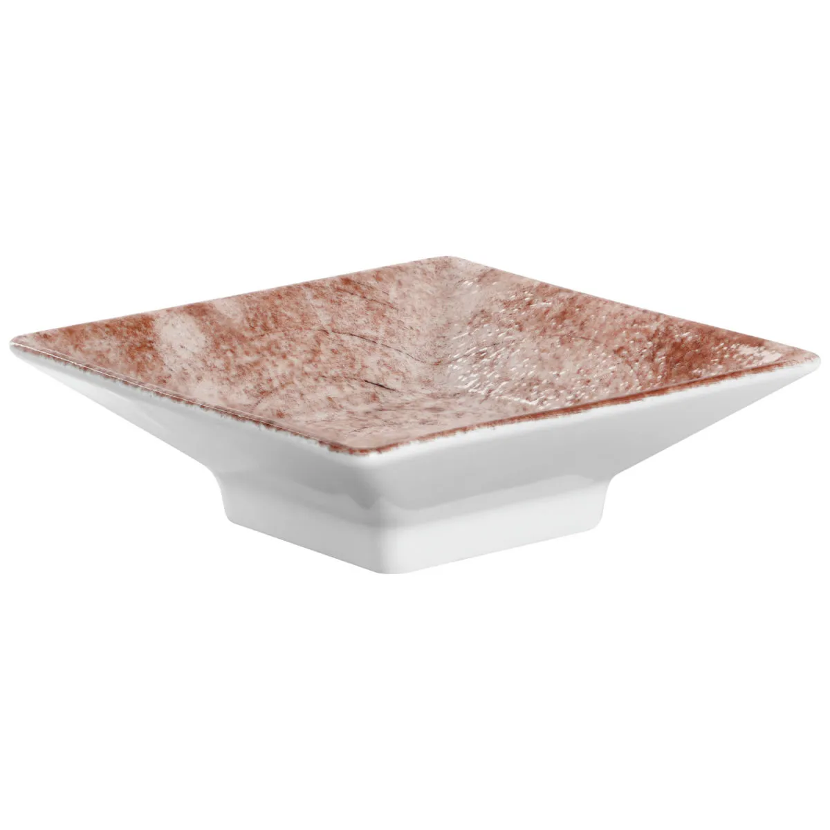 6x VEGA Ciotolina Gironia quadrato; 70 ml, 11.5x11.5x3.5 cm (LxLxH); rosa; quadrata; 6 pz. / Pacco - immagine 1
