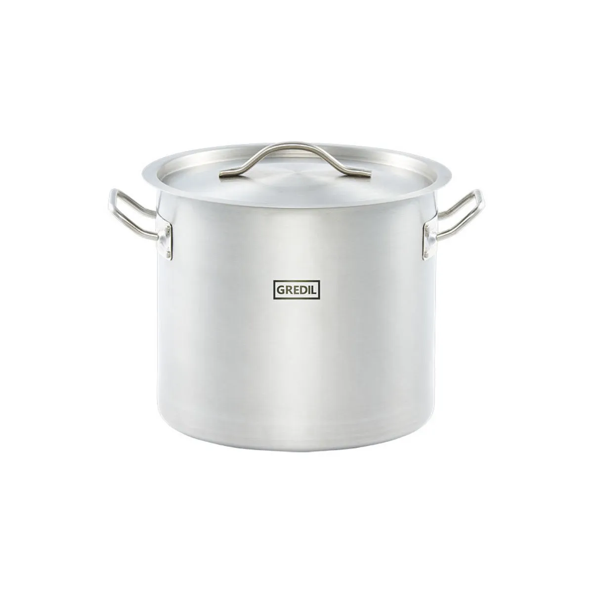 Gredil Zuppiera, forma alta serie ECO, incl. coperchio; 15.4 l, 28x25 cm (ØxH); argento - immagine 1