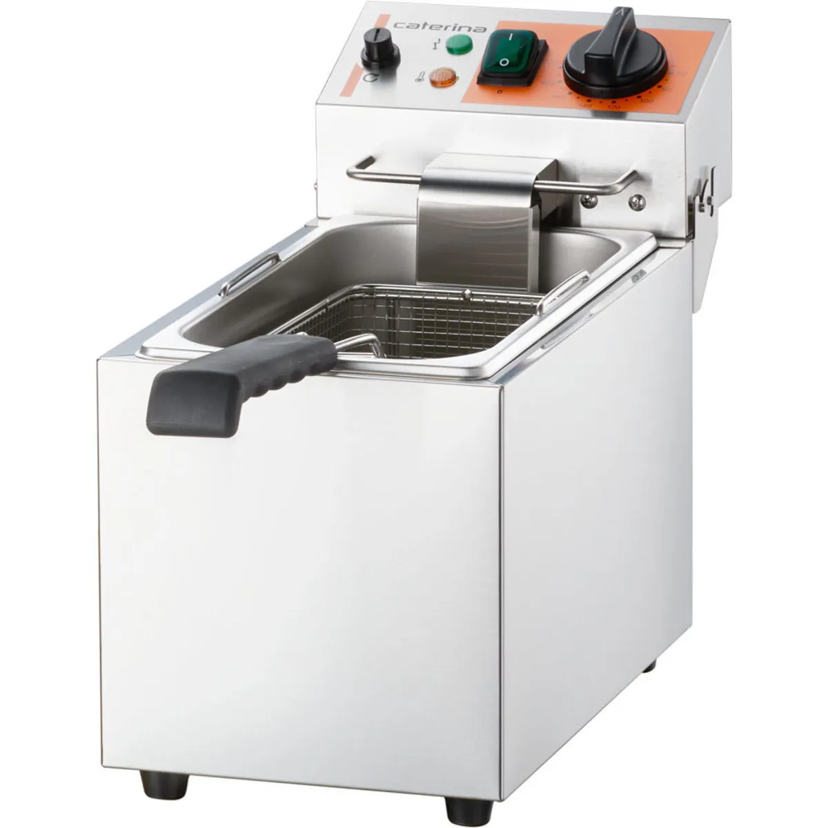Caterina Friggitrice CATERINA con zona fredda, acciaio inox, elettrica; 8000 ml, 29x43x26.5 cm (LxPxH); argento - immagine 1