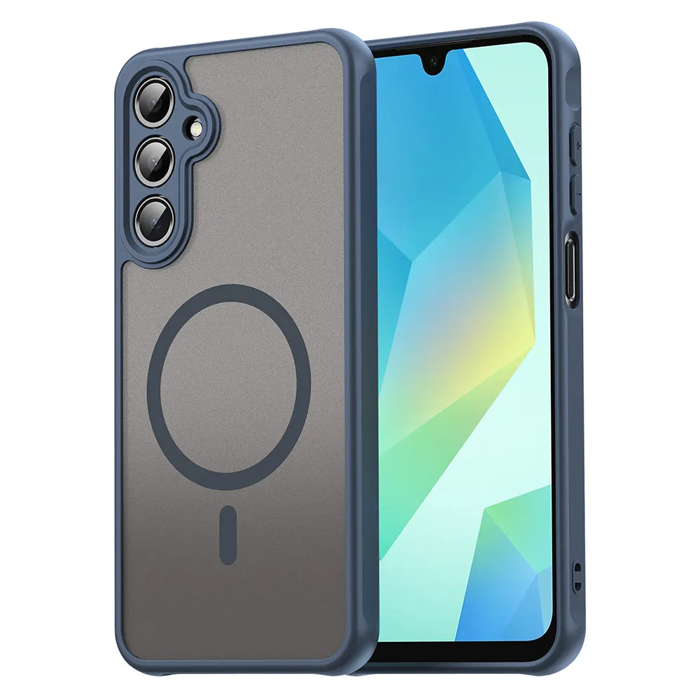 Custodia MagSafe per Samsung Galaxy A16 5G A166 / A16 4G A165, Techsuit, HaloFrost II, Blu Navy - immagine 1