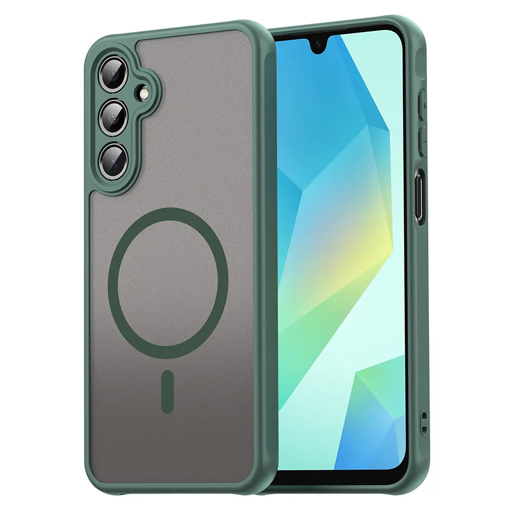 Custodia MagSafe per Samsung Galaxy A16 5G A166 / A16 4G A165, Techsuit, HaloFrost II, Verde - immagine 1