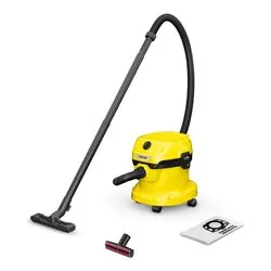 Bidone aspiratutto 1000W (12Lt) WD 2 PLUS V 12 4 18 PET Yellow e Black 1 628 017 0 - immagine 1