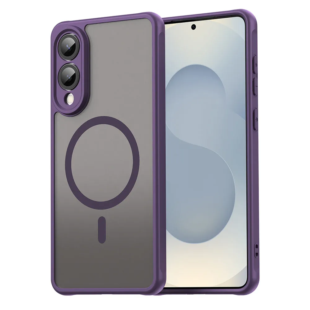 Custodia MagSafe per Samsung Galaxy S25 Edge S937, Techsuit, HaloFrost II, Viola - immagine 1
