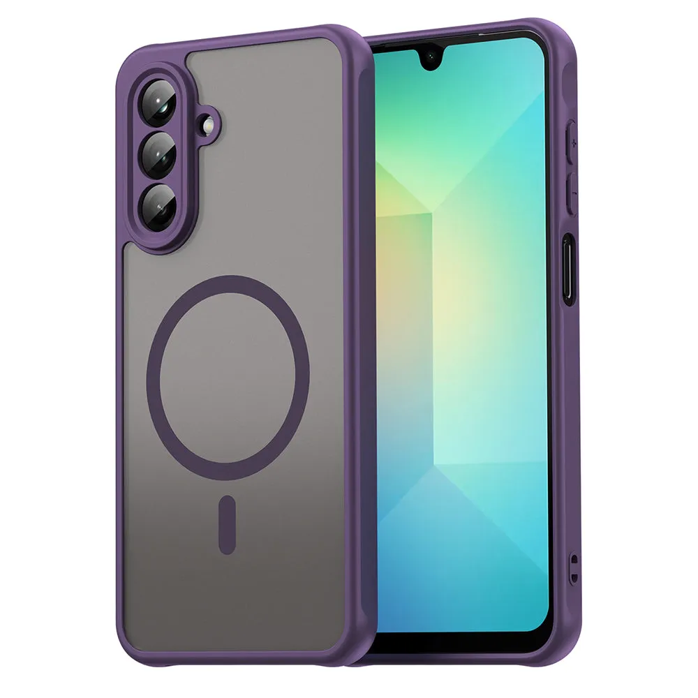 Custodia MagSafe per Samsung Galaxy A26 A266, Techsuit, HaloFrost II, Viola - immagine 1