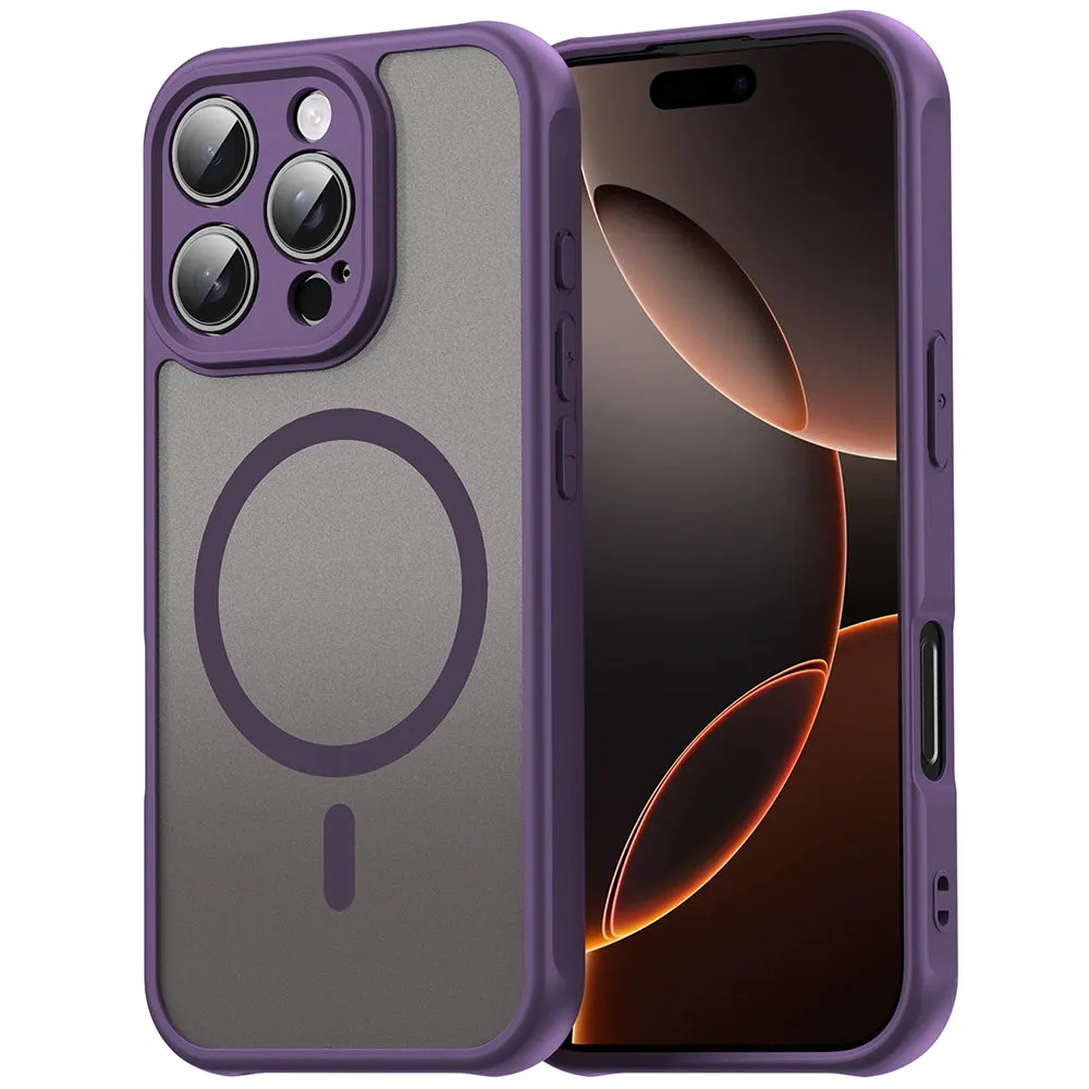 Custodia MagSafe per Apple iPhone 11 Pro Max, Techsuit, HaloFrost II, Viola - immagine 1