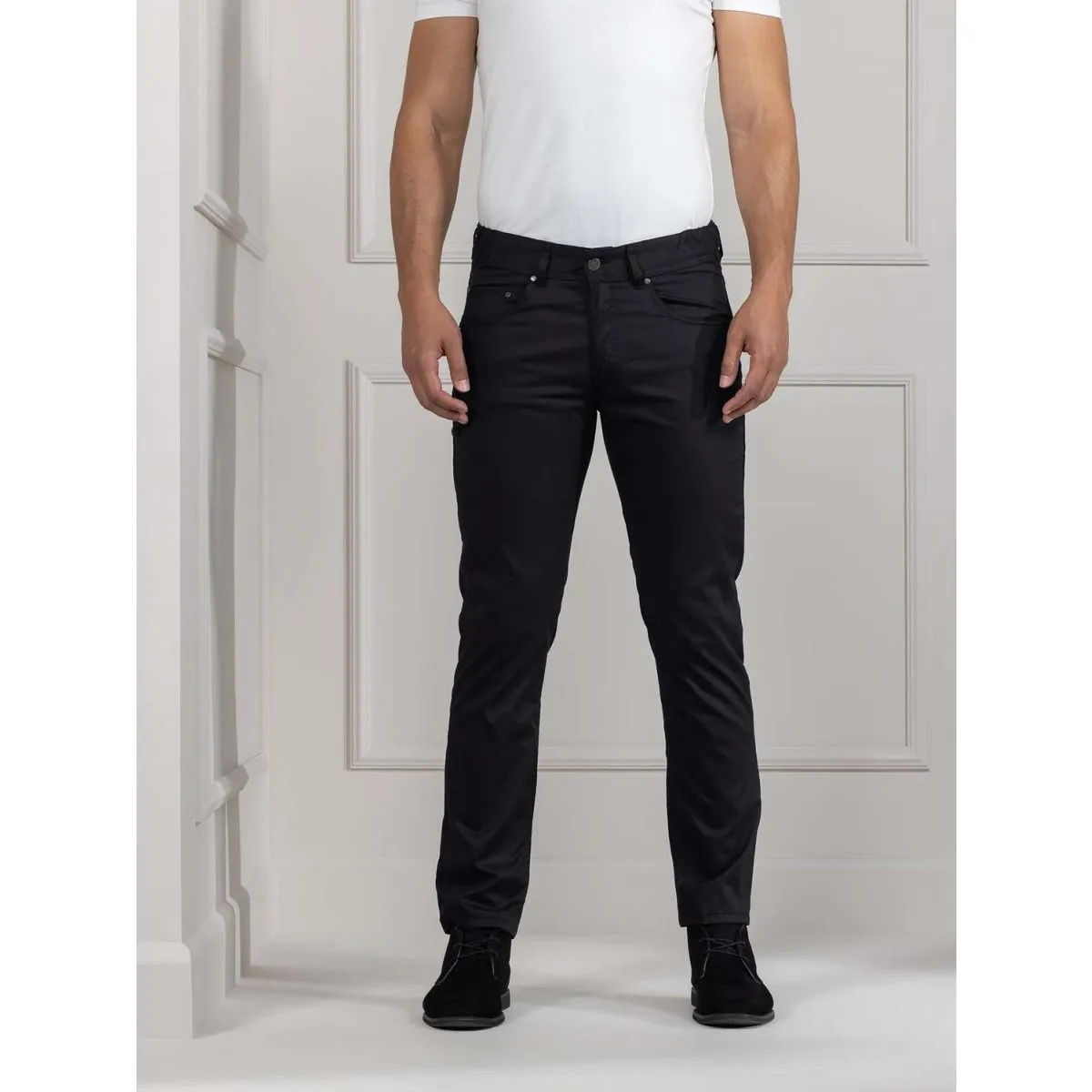 Le Nouveau Chef Pantaloni da cuoco dell'Oregon; Taglia W34/L36; nero - immagine 1