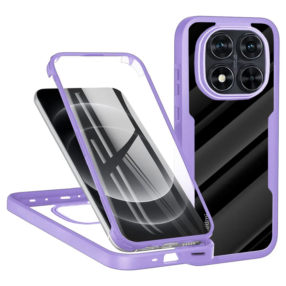 Custodia per Xiaomi Redmi Note 14 Pro+ 5G / Note 14 Pro 5G / Poco X7, Techsuit, ColorVerse 360, Viola - immagine 1