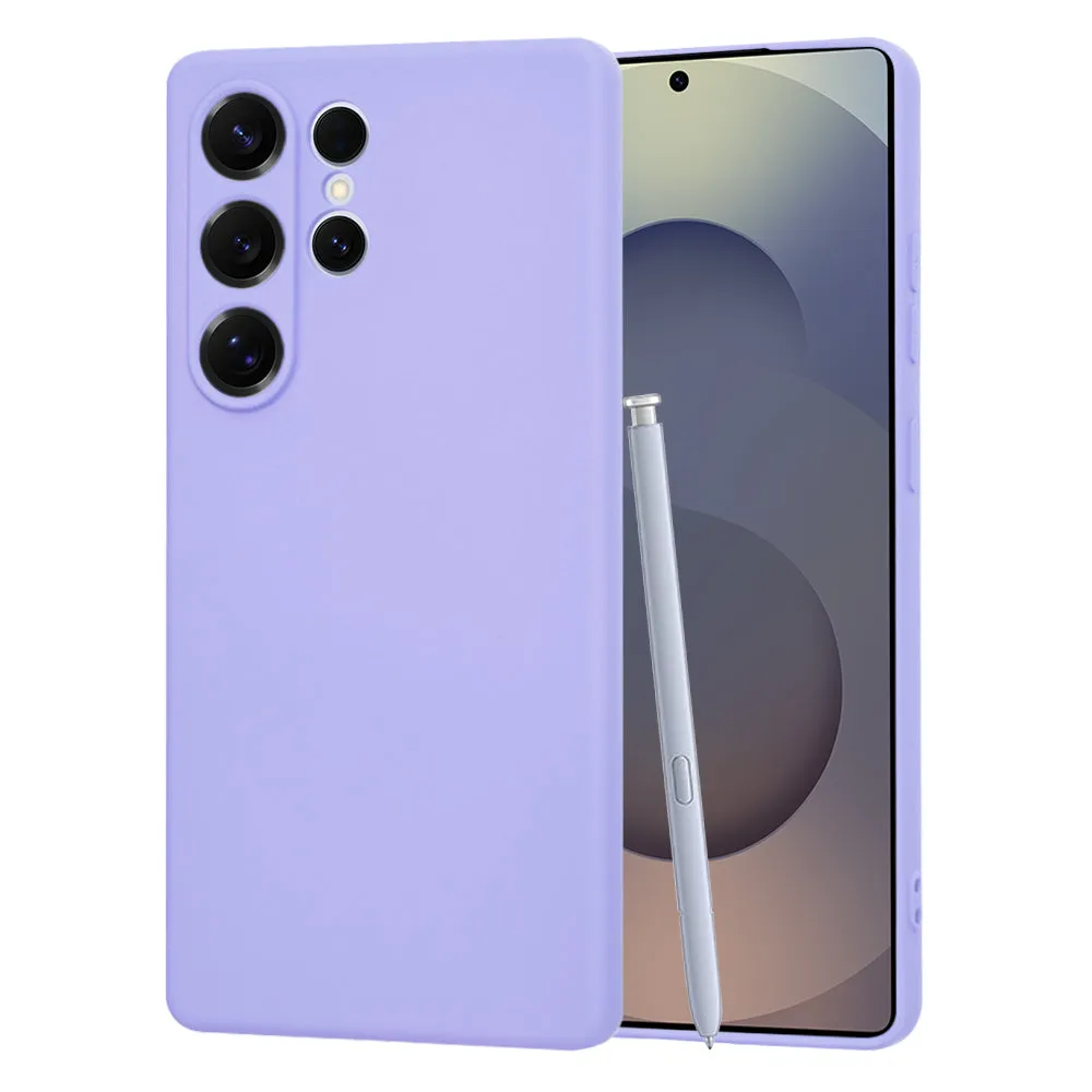 Custodia per Samsung Galaxy S25 Ultra S938, Techsuit, SoftFlex, Viola Chiaro - immagine 1