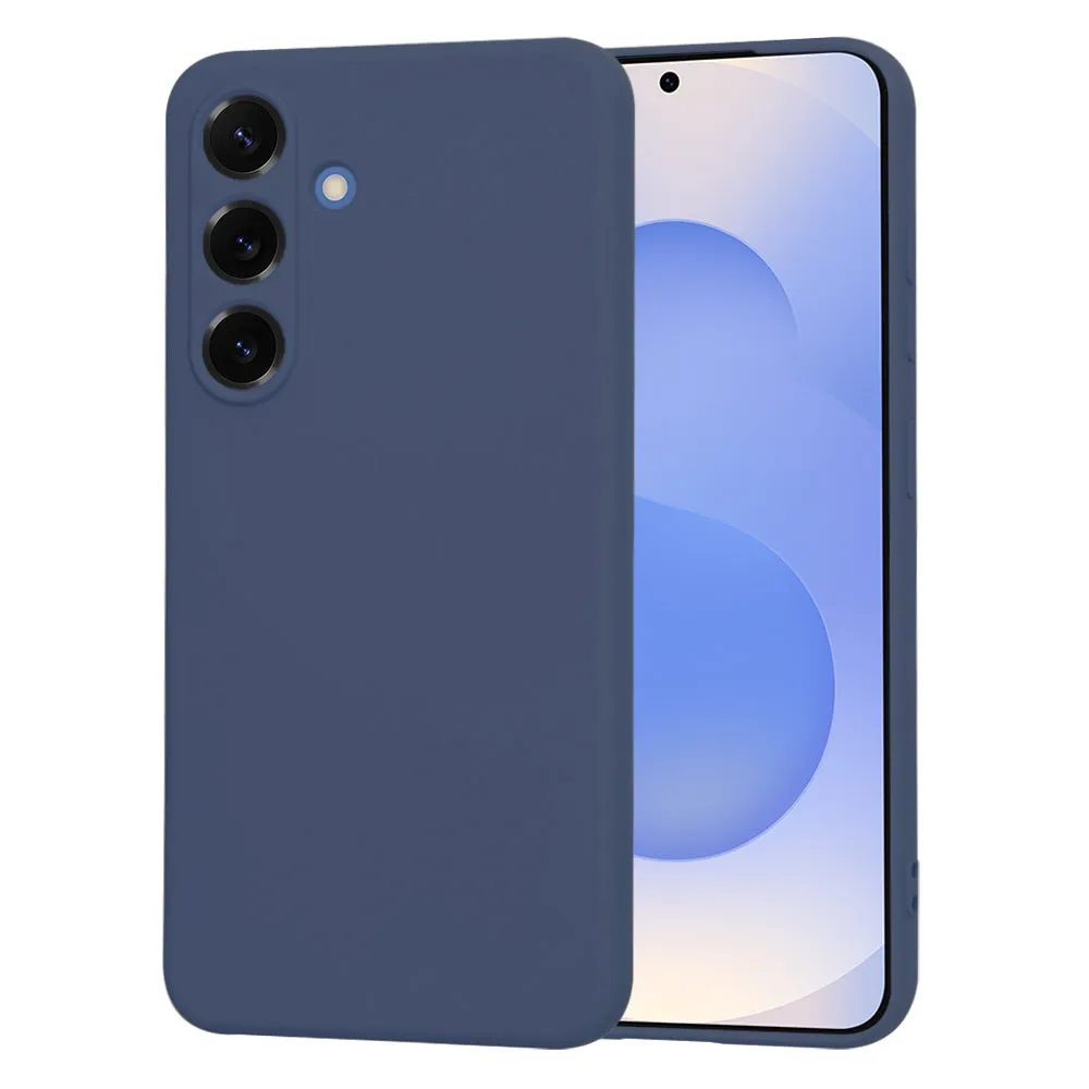 Custodia per Samsung Galaxy S25 S931, Techsuit, SoftFlex, Blu Navy - immagine 1