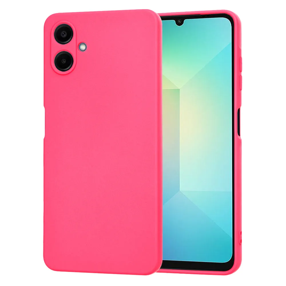 Custodia per Samsung Galaxy A06 A065, Techsuit, SoftFlex, Rosa Scuro - immagine 1