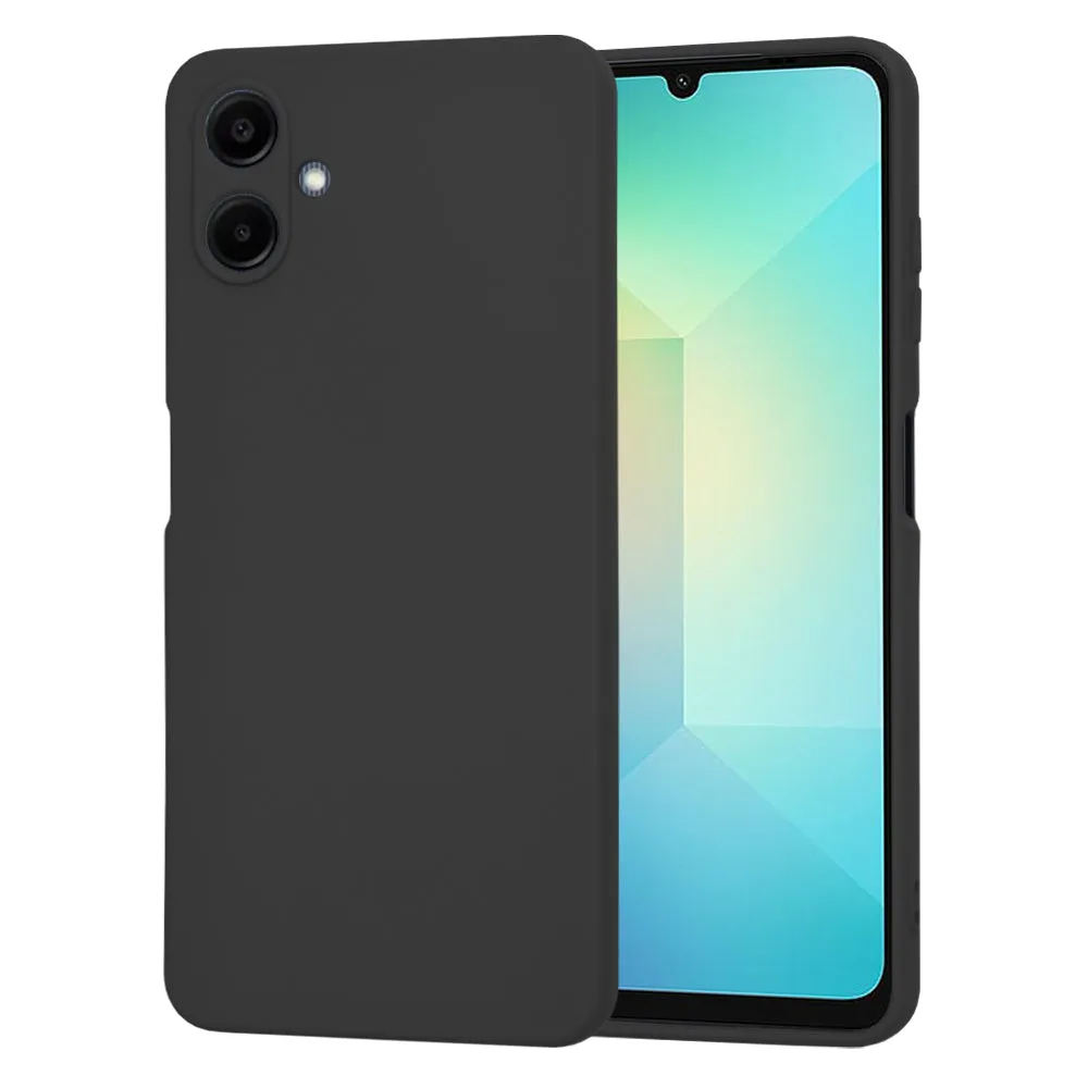 Custodia per Samsung Galaxy A06 A065, Techsuit, SoftFlex, Nera - immagine 1