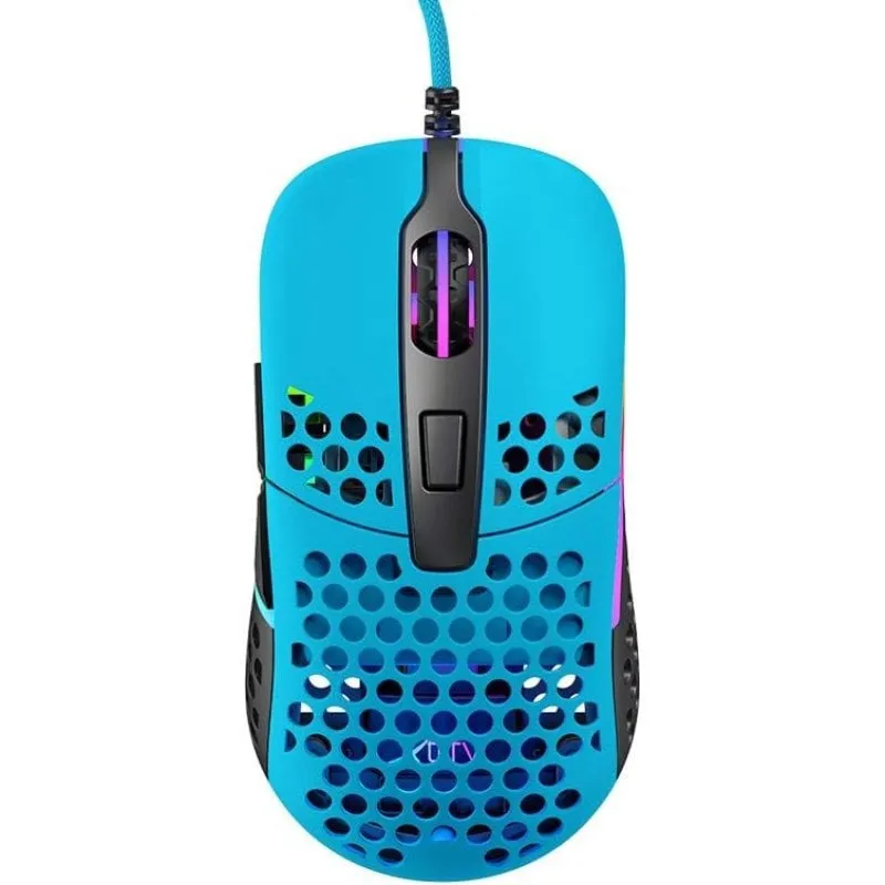 Mouse da gioco ottico USB ambidestro Xtrfy M42 16000 DPI blu - immagine 1