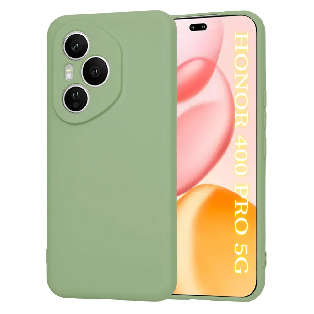 Custodia per Honor 400 Pro, Techsuit, SoftFlex, Verde Chiaro - immagine 1