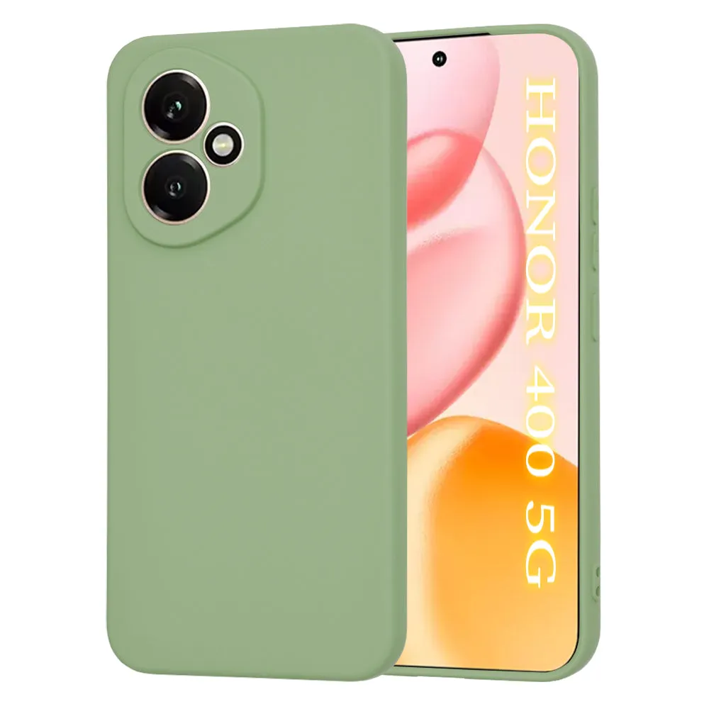 Custodia per Honor 400, Techsuit, SoftFlex, Verde Chiaro - immagine 1