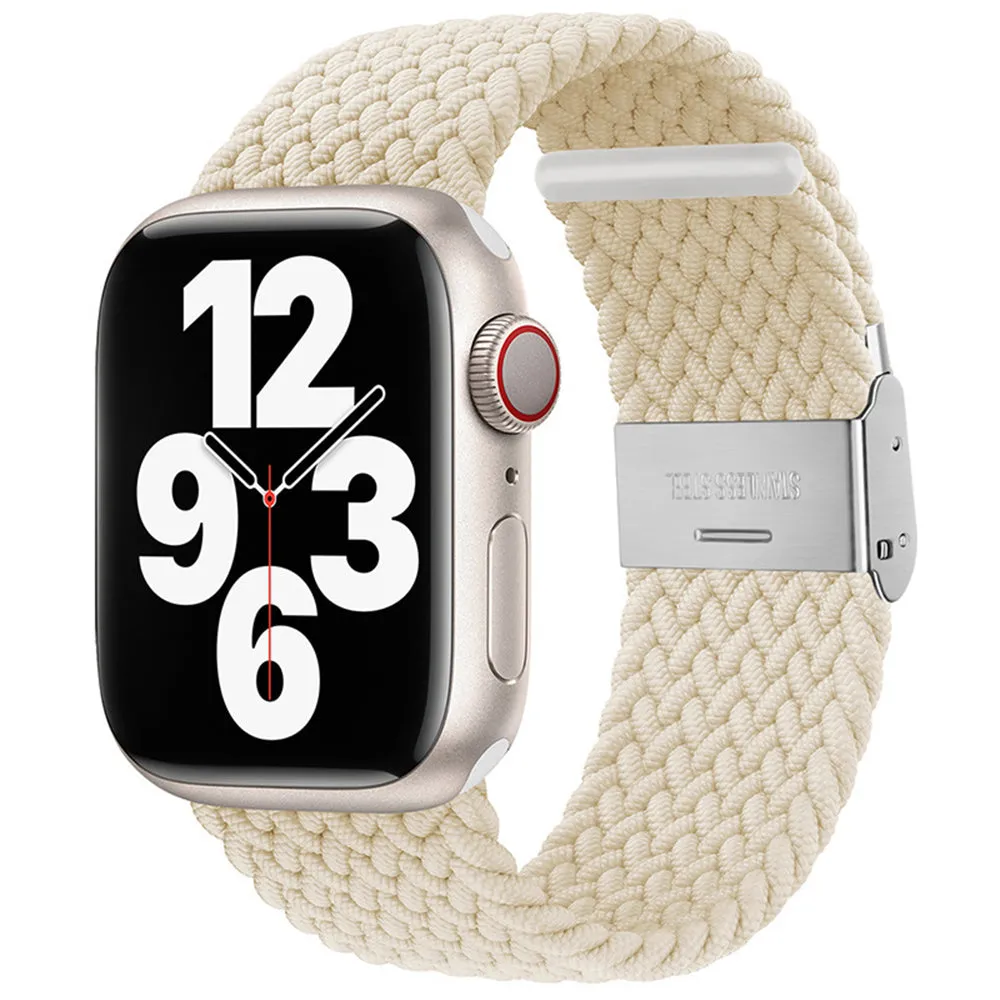 Cinturino Techsuit W032 per Apple Watch Serie 49mm / 46mm / 45mm / 44mm / 42mm, Beige - immagine 1