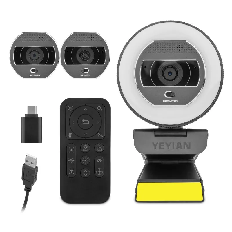 Yeyian Webcam Streaming Messa a fuoco automatica con microfono - immagine 1
