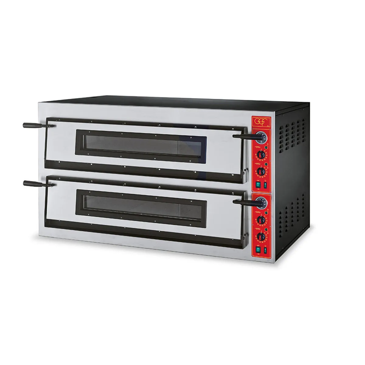GGF Forno per pizza GGF a una camera, in acciaio verniciato a polvere; 137x85x75 cm (LxPxH); argento - immagine 1
