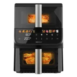 Friggitrice ad aria (10in1) 2000W (10Lt) CECOFRY DuoLevel 10000 DuoSize Window Black A01 EU01 109328 - immagine 1