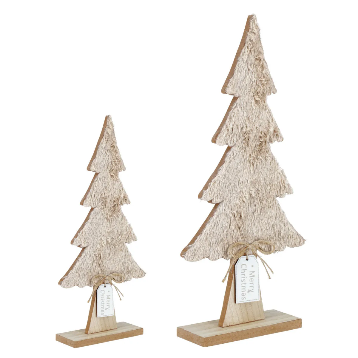 Set alberi decorativi Agim; naturale - immagine 1