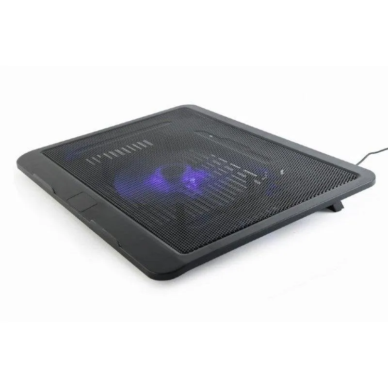 Supporto notebook Gembird NBS-1F15-04 15 pollici Nero ventola 12 cm regolabile - immagine 1