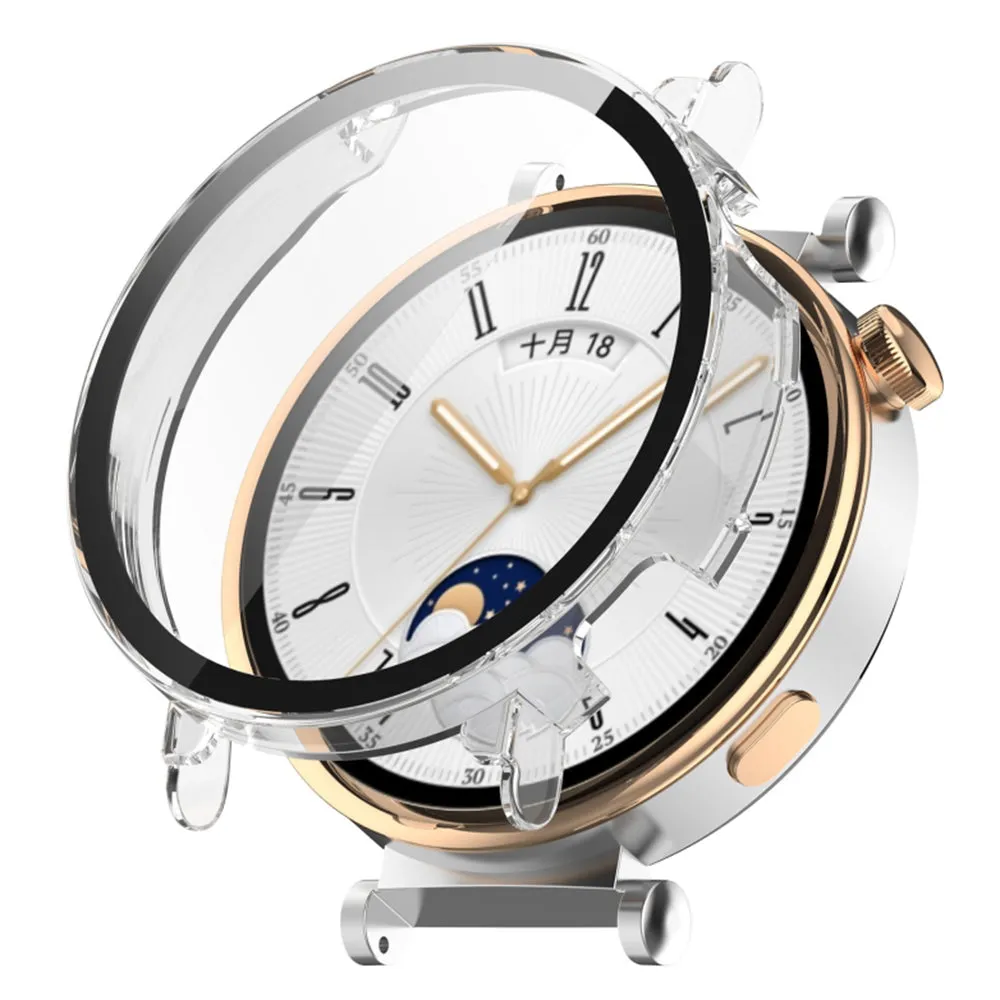 Custodia Techsuit Defense360 Pro per Huawei Watch GT 4 41mm, Trasparente - immagine 1