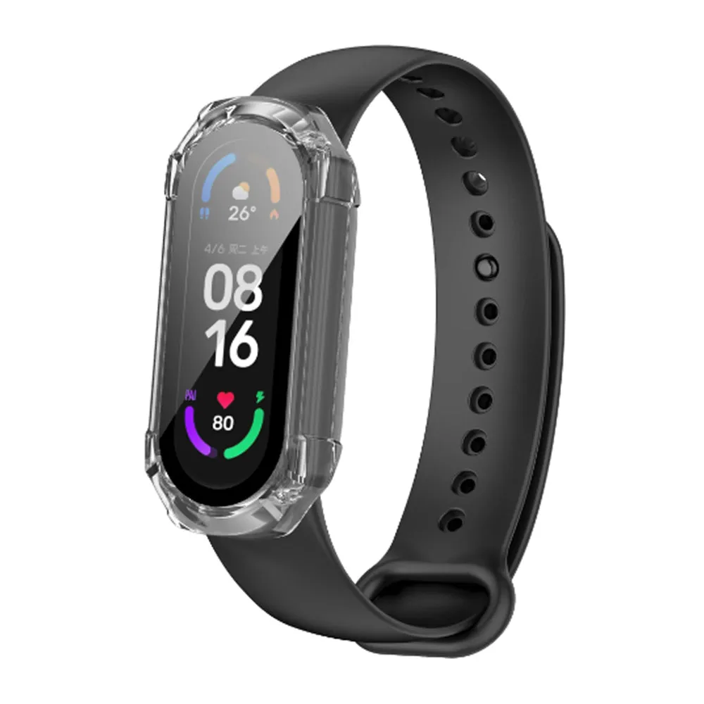 Custodia Techsuit Defense360 Pro per Xiaomi Smart Band 6 / Band 5 / Band 4, Trasparente - immagine 1