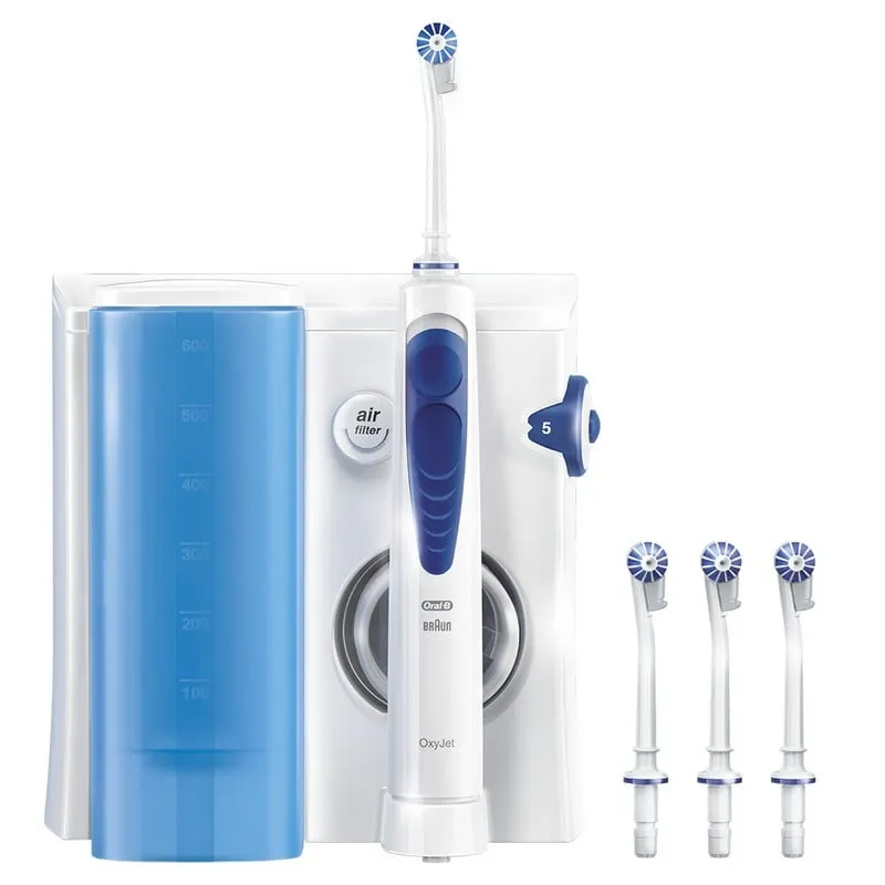 Oral-B Oxyjet Sistema Pulente Con Idropulsore Con 4 Testine Oxyjet - immagine 1