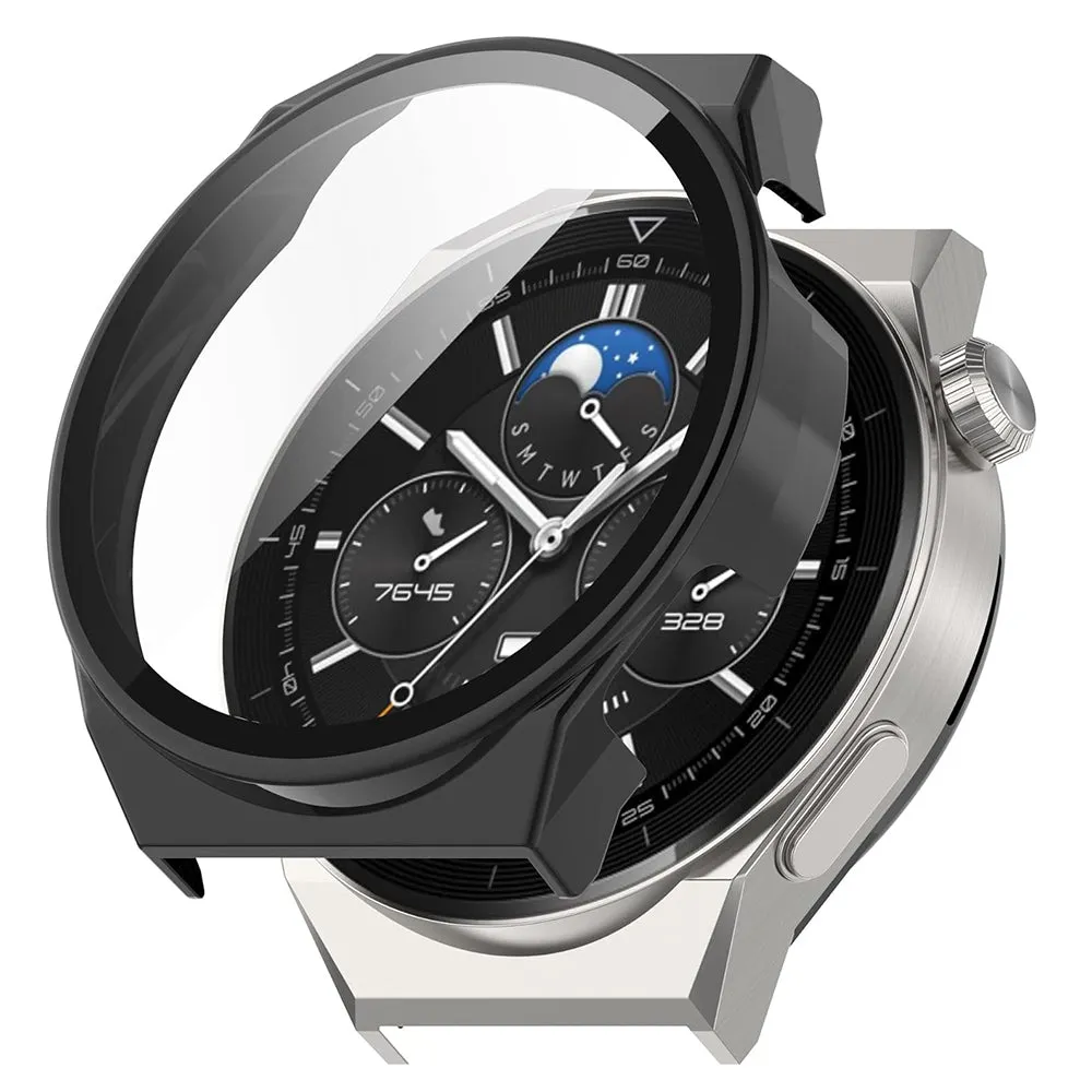 Custodia Techsuit Defense360 Pro per Huawei Watch GT 3 Pro 46mm, Nera - immagine 1