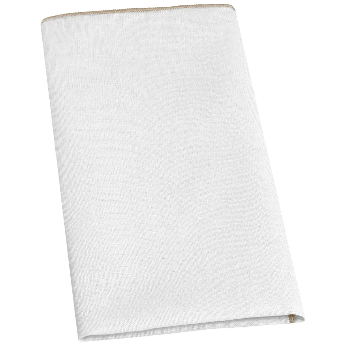 6x ERWIN M. Tovagliolo Breda; 50x50 cm (LxL); bianco; 6 pz. / Pacco - immagine 1
