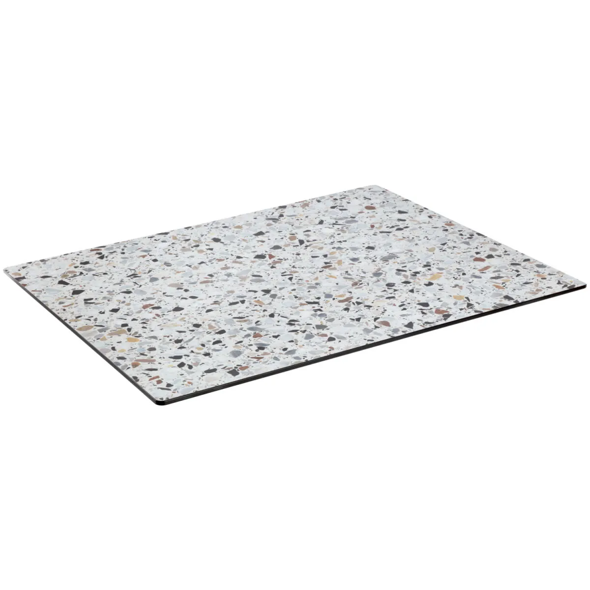 VEGA Piano da tavolo HPL da esterno Lift rettangolare; 130x80 cm (LxL); terazzo; rettangolare - immagine 1