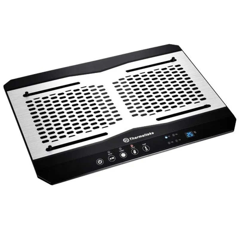 Thermaltake CL-N002-PL12BL-A Base di raffreddamento per laptop 1300 Alluminio/Nero - immagine 1