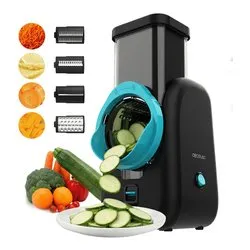 Affetta verdure elettrico 80W Cut4Cook Total Blade Black e Blue A01 EU01 122496 - immagine 1