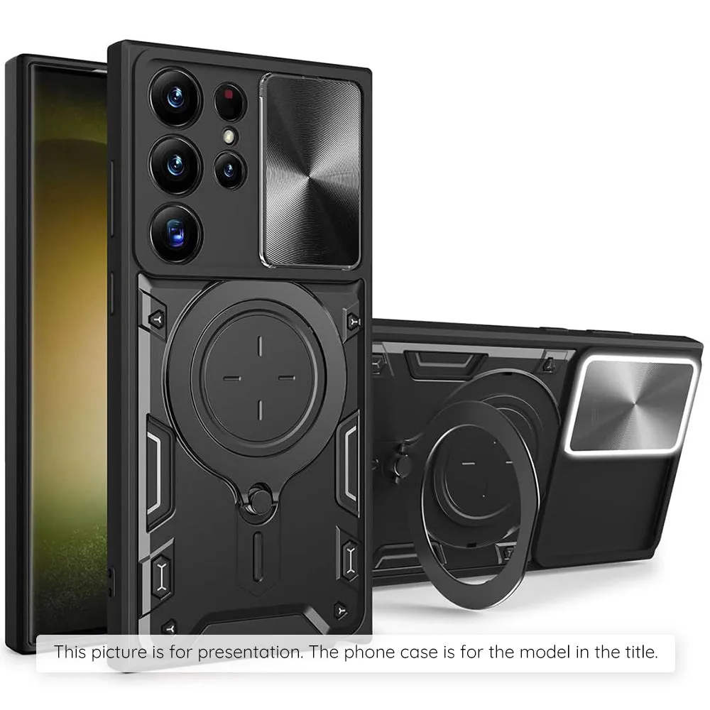 Custodia per Samsung Galaxy A07 4G A075, Techsuit, CamGuard Pro, Nera - immagine 1
