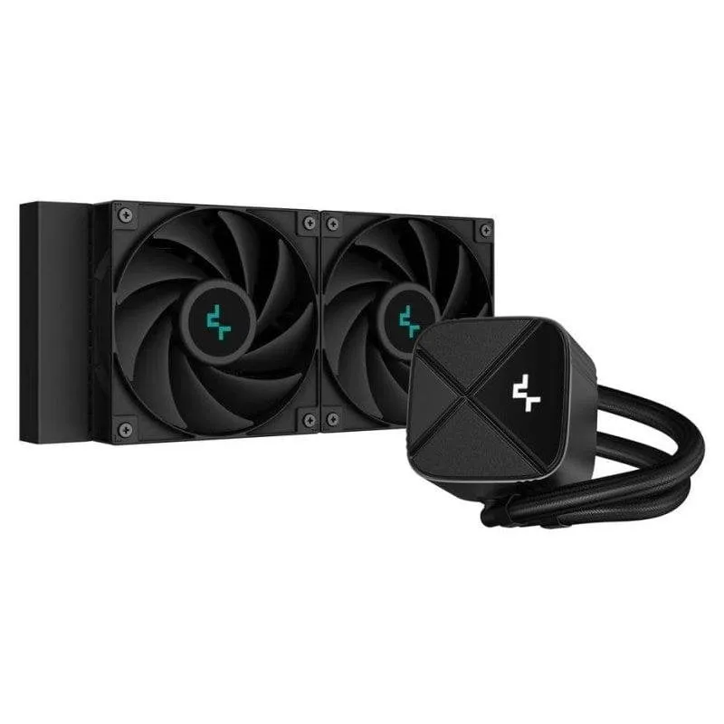 Raffreddamento Liquido DeepCool LS520 S Zero Dark 240mm 2 Ventole LED - immagine 1